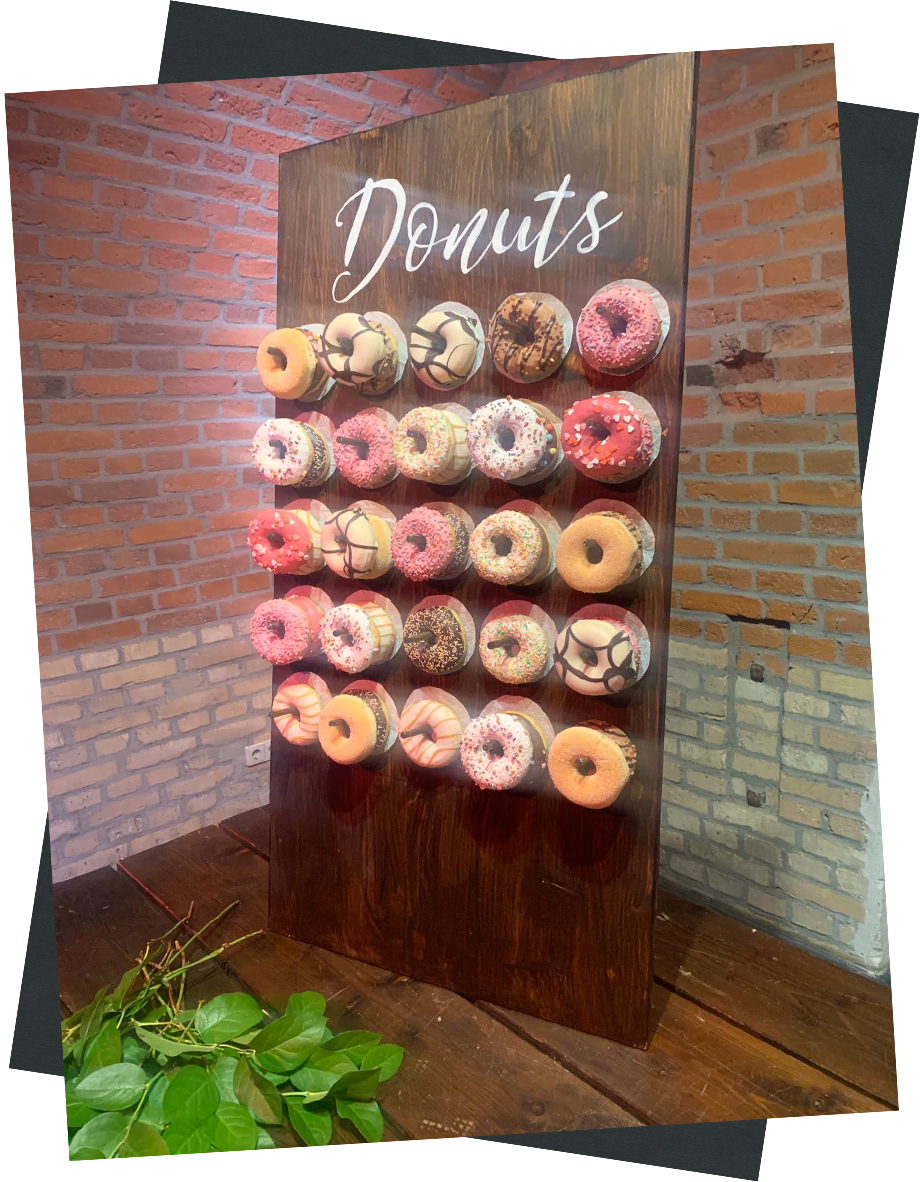 Kleine Donut Wand